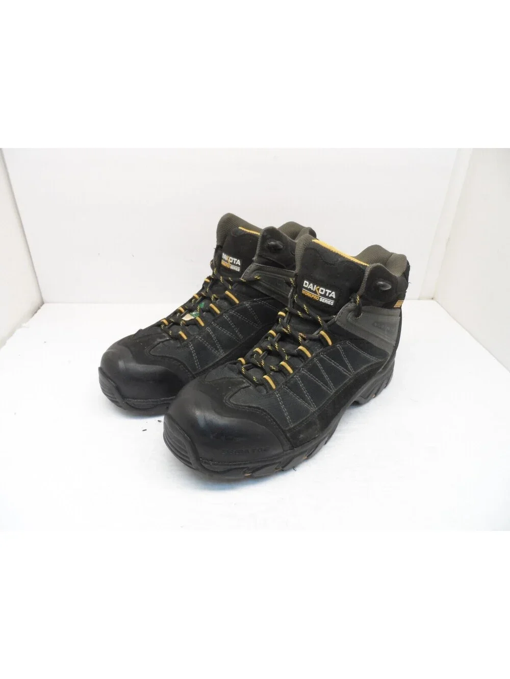 DAKOTA Men's Mid-Cut Quad Comfort Steel Toe CP Work Boot 26039MDQC-AS 10W/L
